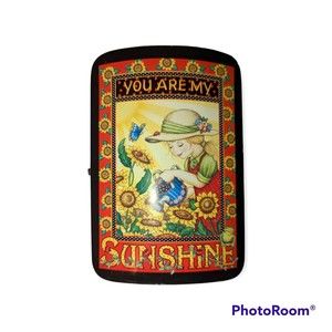 Sunflowers, Ladybugs, Garden Metal Tin